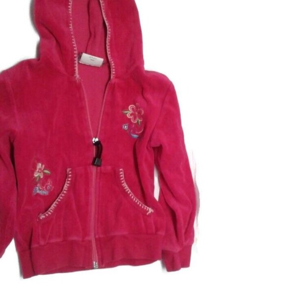 Cherokee Circo Girls 4T lot of 2 sun dresses 1 hoodie Pink Floral - Picture 4 of 4